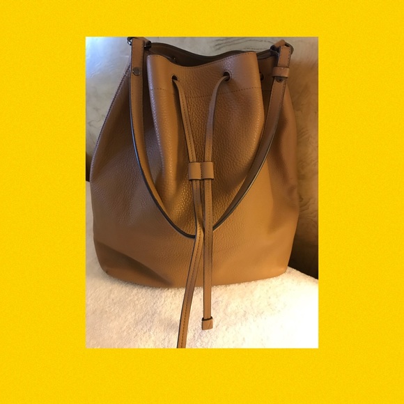 Vince Handbags - Vince all leather Hobo Carmel Shoulder Bag